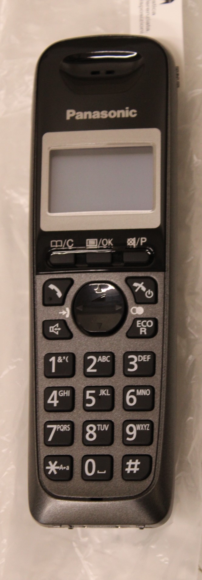 SALE OUT. Panasonic - KX-TG2511FX - 3.56 cm - Black - DEMO - Built-in display - Caller ID - Conference call - Wireless connection