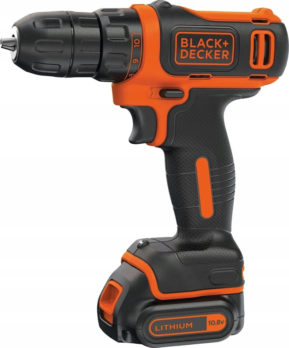 BLACK & DECKER Drill Driver, 10.8 V, 1x1.5 Ah - BDCDD12-QW