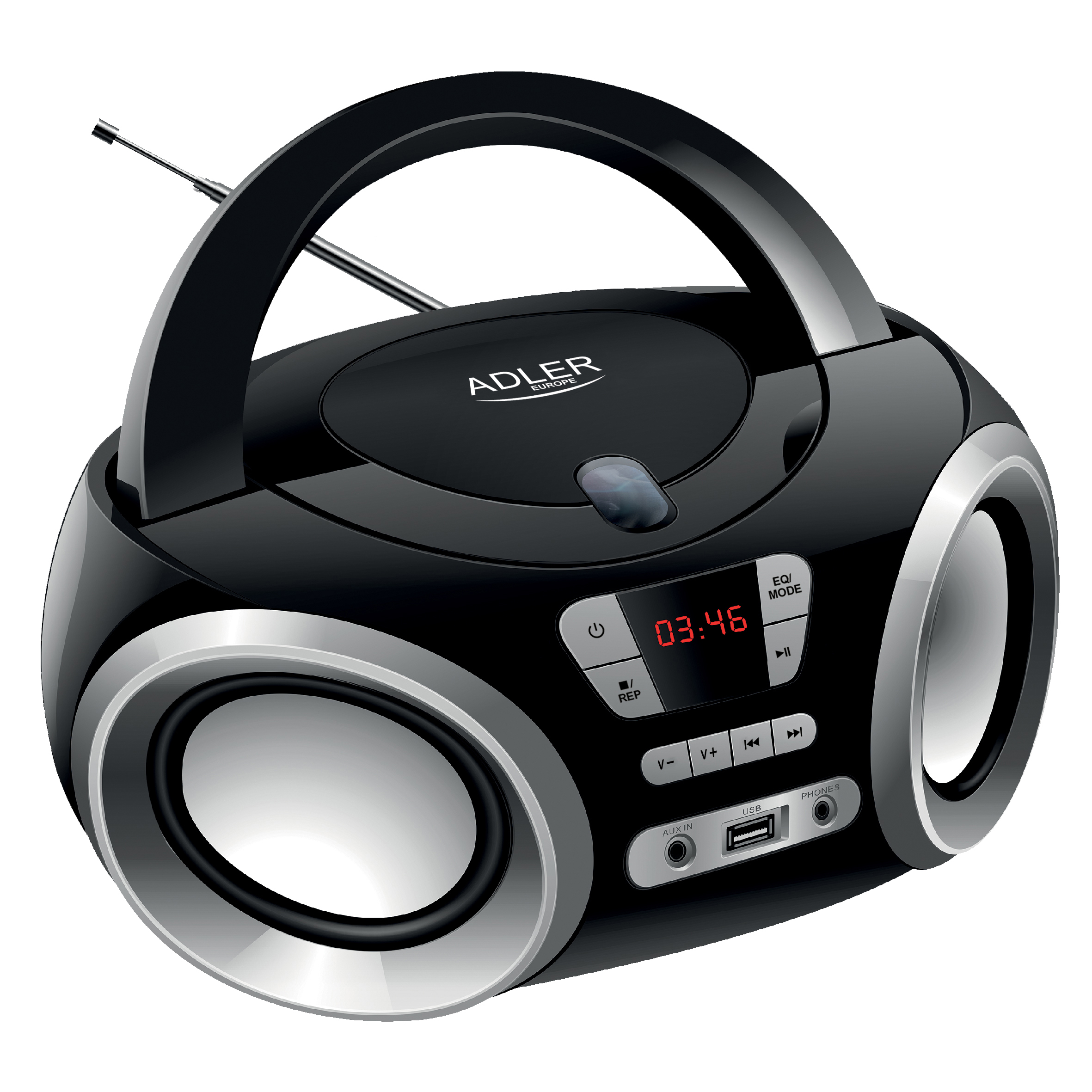 Adler - CD Boombox - AD 1181 - Speakers - USB connectivity