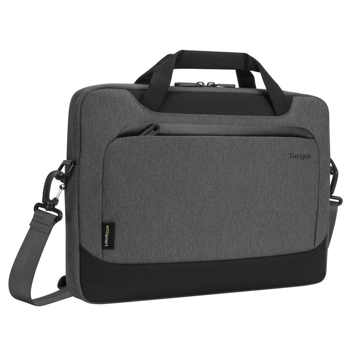 Targus - Slimcase with EcoSmart - Cypress - Fits up to size 15.6 " - Shoulder strap - Grey