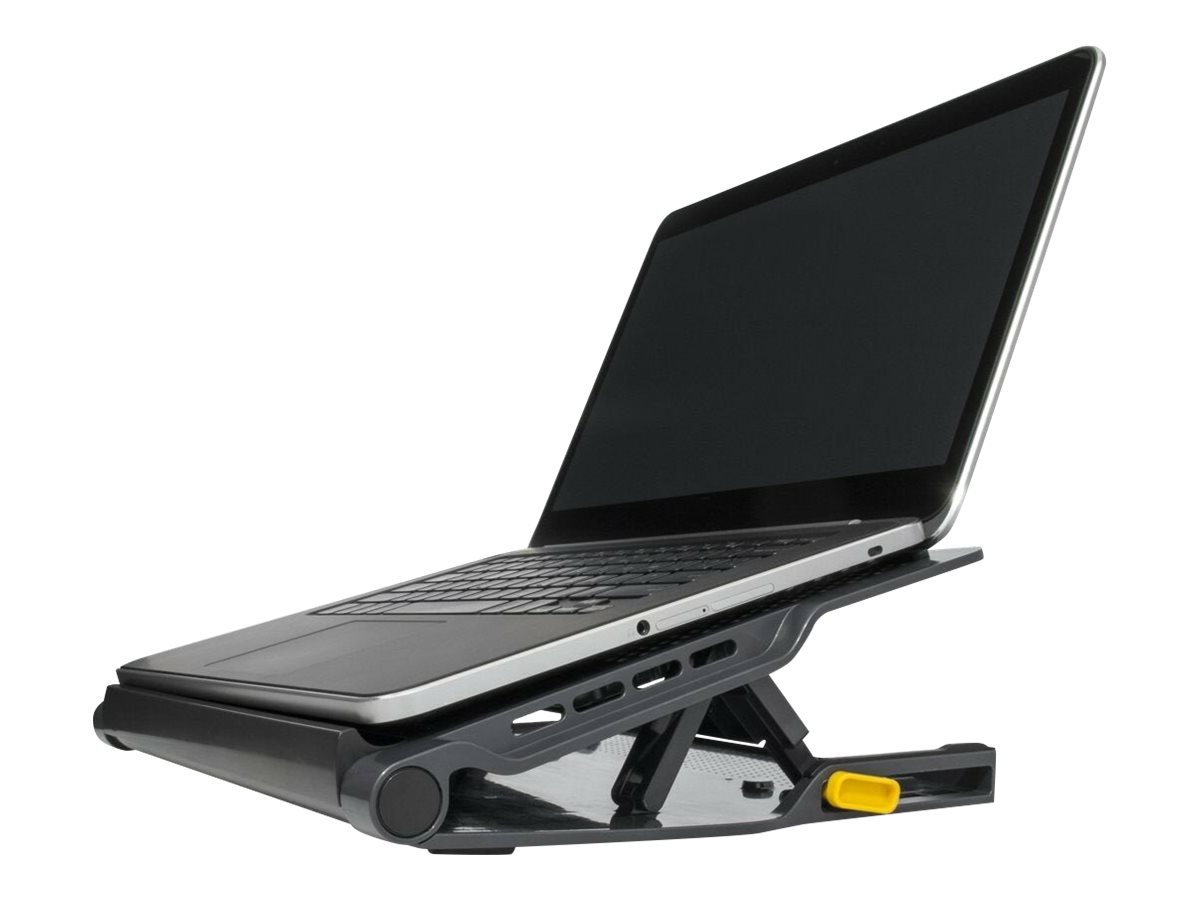 Targus Stand - Chill Mat with 4 USB-A Port Hub - for up to 16-inch Laptops - Black/Grey