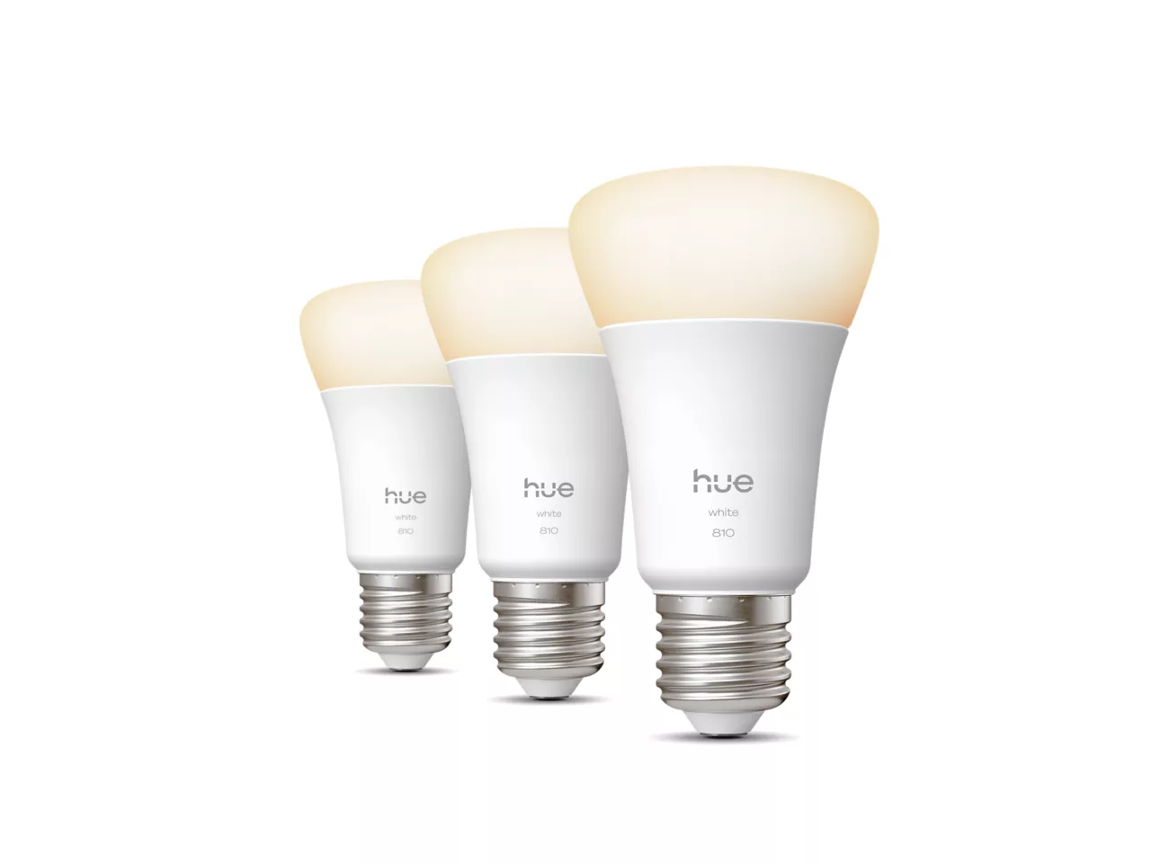 Philips Hue W 810 A60 3P EU - E27 - 7 W - Soft white light