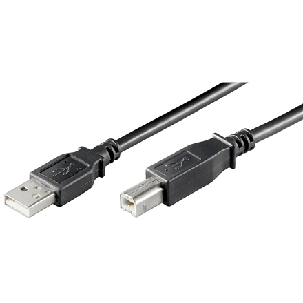 Goobay - USB 2.0 Hi-Speed cable - USB-A to USB-B USB 2.0 male (type A) - USB 2.0 male (type B)