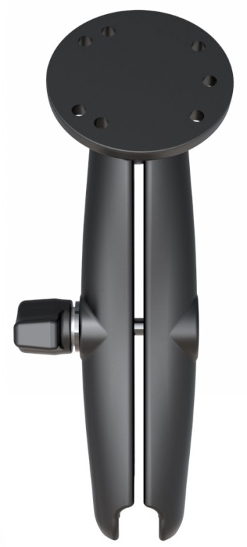 RAM MOUNTS B-KOKO PITKÄ KIINNISTYSVARSI + 1X B-KOKO 1.0" KUULA PYÖREÄ 2.5" ALUSTA