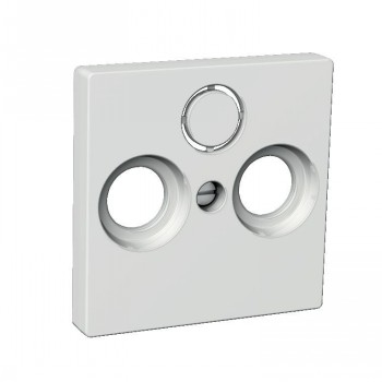 SCHNEIDER ELECTRIC CENTRAL PLATE R+TV+SAT WHITE