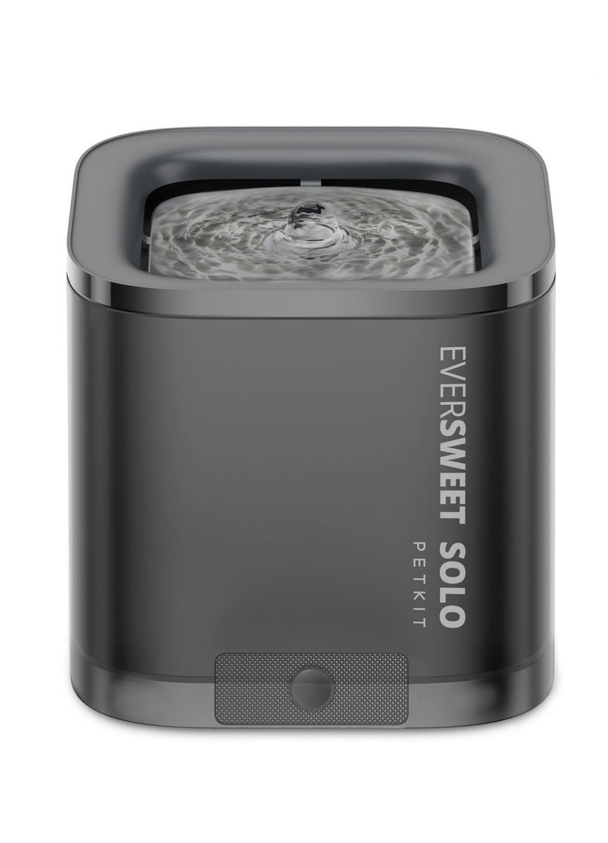 PETKIT - Smart Pet Drinking Fountain - Eversweet Solo - Capacity 1.8 L - Filtering - Material Plastic - Grey