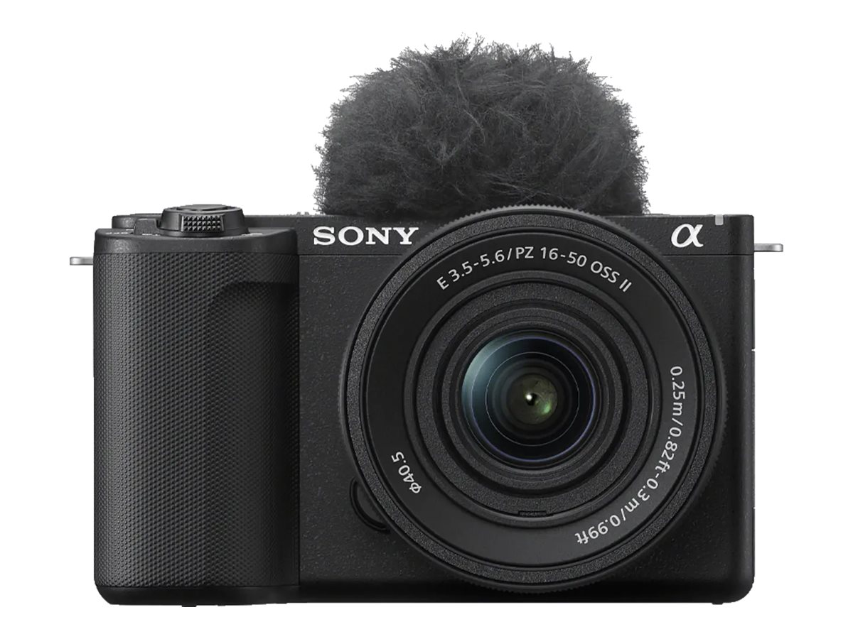 Sony Mirrorless Vlog Camera - ZV-E10M2KB ZV-E10 II and 16-50mm Lens Kit - Mirrorless Camera body - 27 MP - ISO sensitivity (max) 102400 - Display diagonal 3 " - Video recording - Wi-Fi - Fast Hybrid AF - Magnification 2 x - APS-C type (23.3 x 15.5 mm), Ex