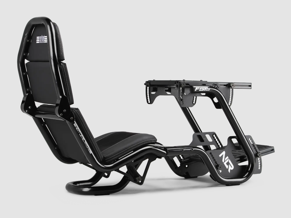 Next Level Racing - Steel - Racing Simulator Cockpit - F-GT Pro Formula and GT Grey Edition - Grey