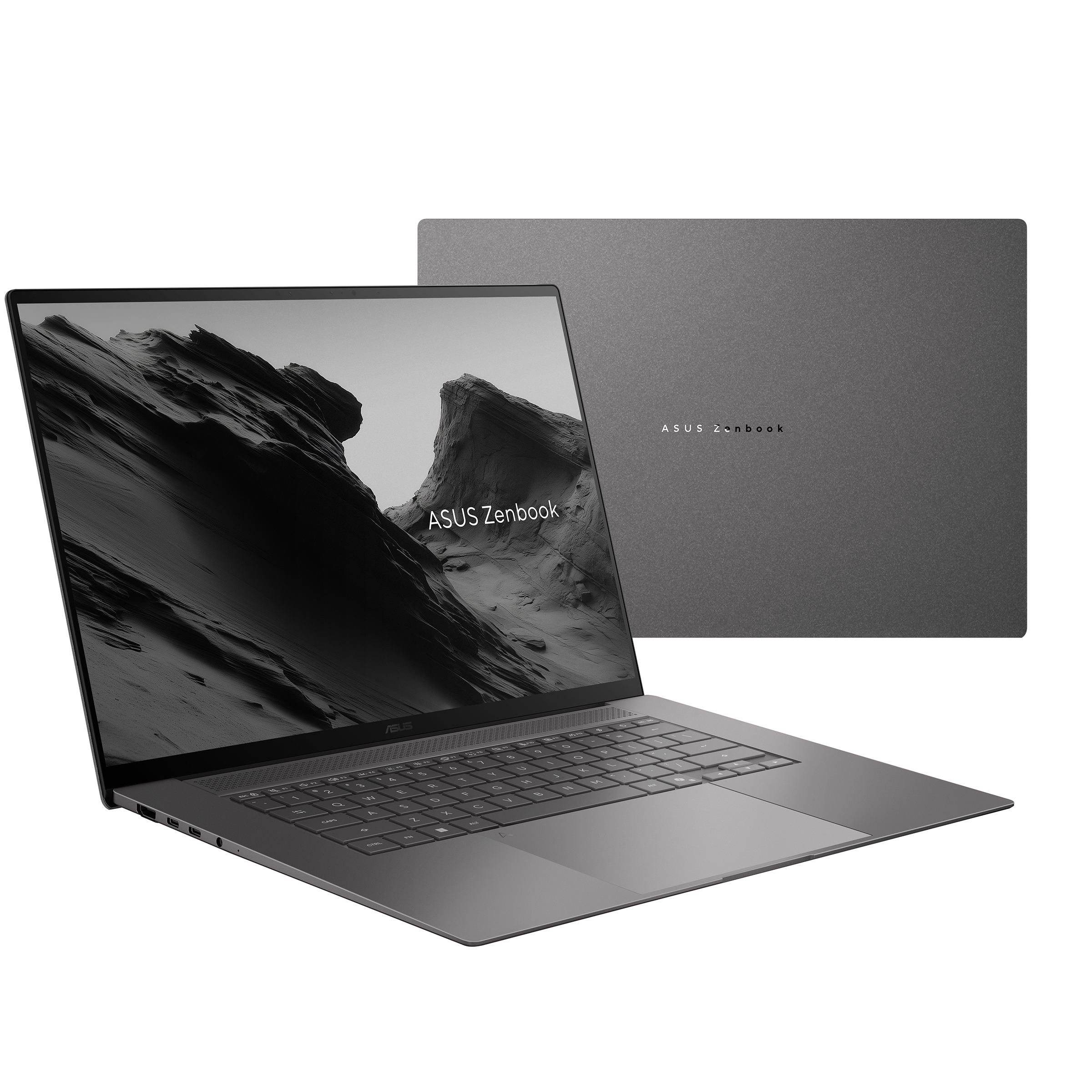 Asus - Zenbook S 16 UM5606GA-SS179W - Antrim Gray - 16 " - OLED - 3K - 2880 x 1800 pixels - Glossy - AMD Ryzen AI 9 - 465 - 32 GB - LPDDR5X - Hard drive capacity M.2 NVMe PCIe 4.0 SSD GB - Storage drive capacity 1000 GB - AMD Radeon Graphics - Windows 11 