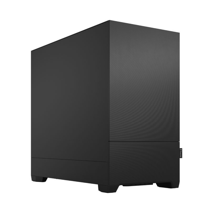 Fractal Design - Pop Mini Silent - Side window - Black Solid - mATX, Mini ITX - ATX