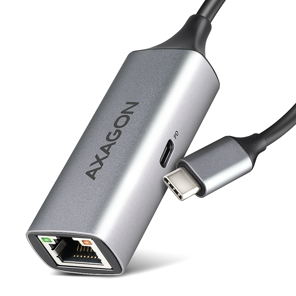 AXAGON - ADE-TXPD USB-C Gigabit Ethernet Adapter with PD 100W
