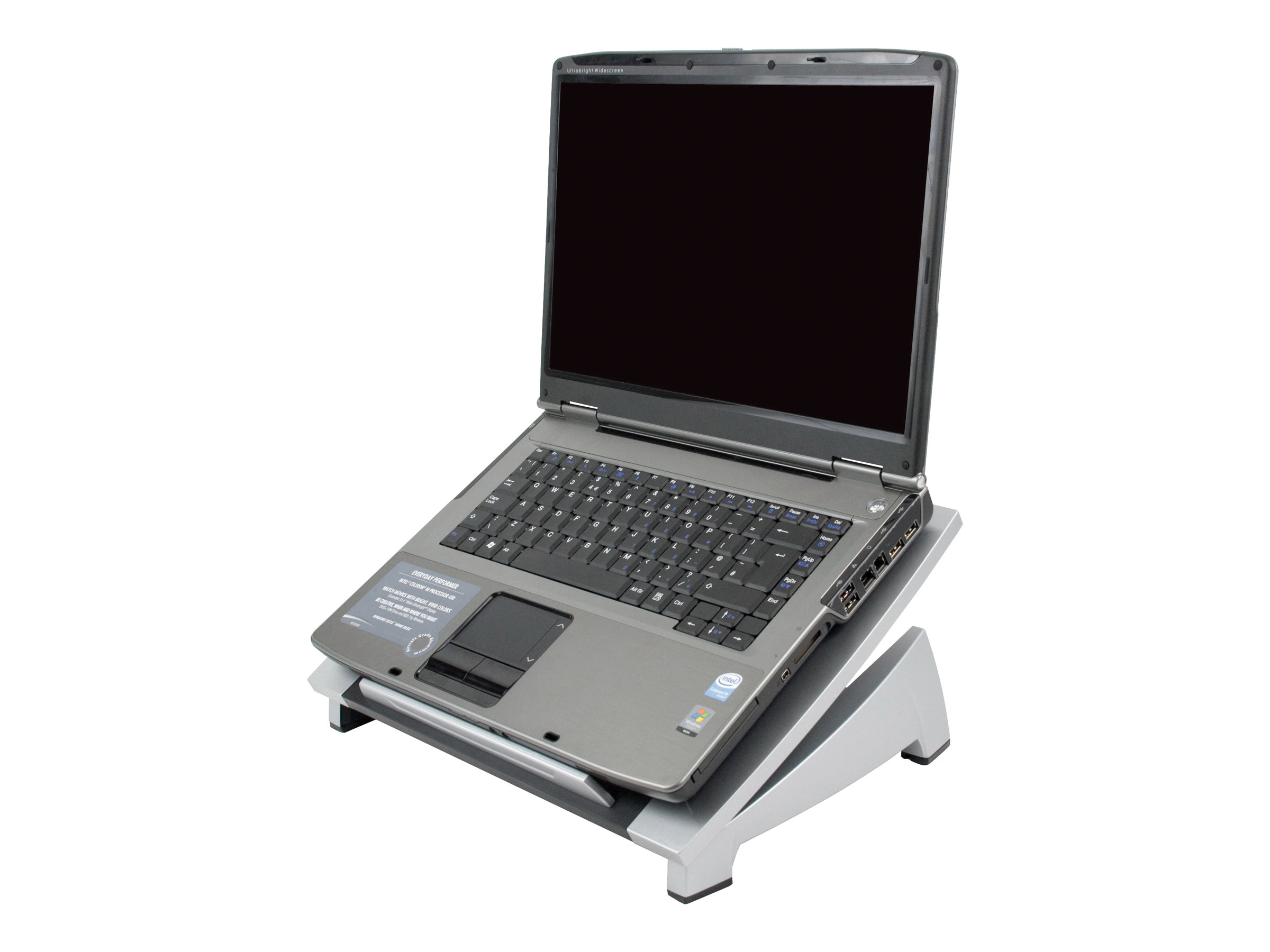 Fellowes - Office Suites Laptop Stand - Black/Silver