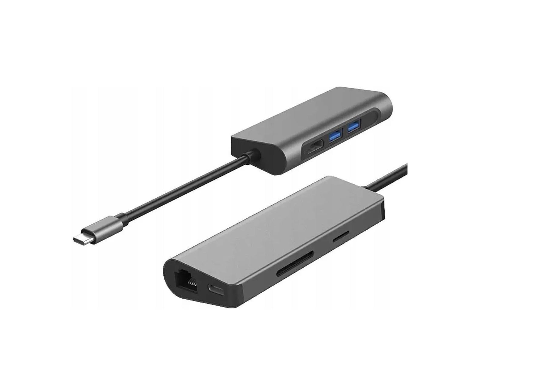 Gigabyte USB-C 7in1 Docking Station - microSD, RJ-45 (Ethernet), USB 3.0 A, USB-C, SD, HDMI, 3.5 mm - Ethernet LAN (RJ-45) ports 1 - HDMI ports quantity 1 - Warranty 24 month(s)