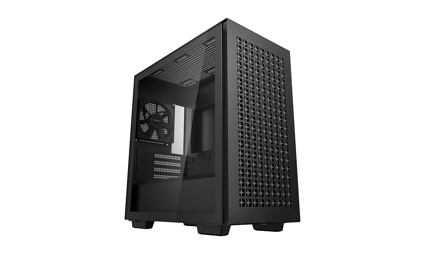 Deepcool - CH370 - Side window - Black - Micro ATX - ATX PS2