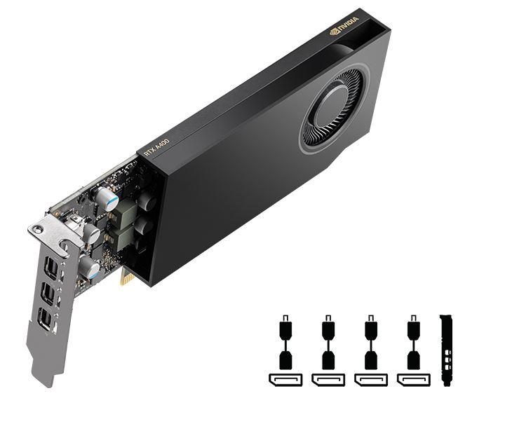 Graphics Card|PNY|NVIDIA|RTX A400|4 GB|GDDR6|64 bit|PCI Express x8 4.0|Active|VCNRTXA400-SB