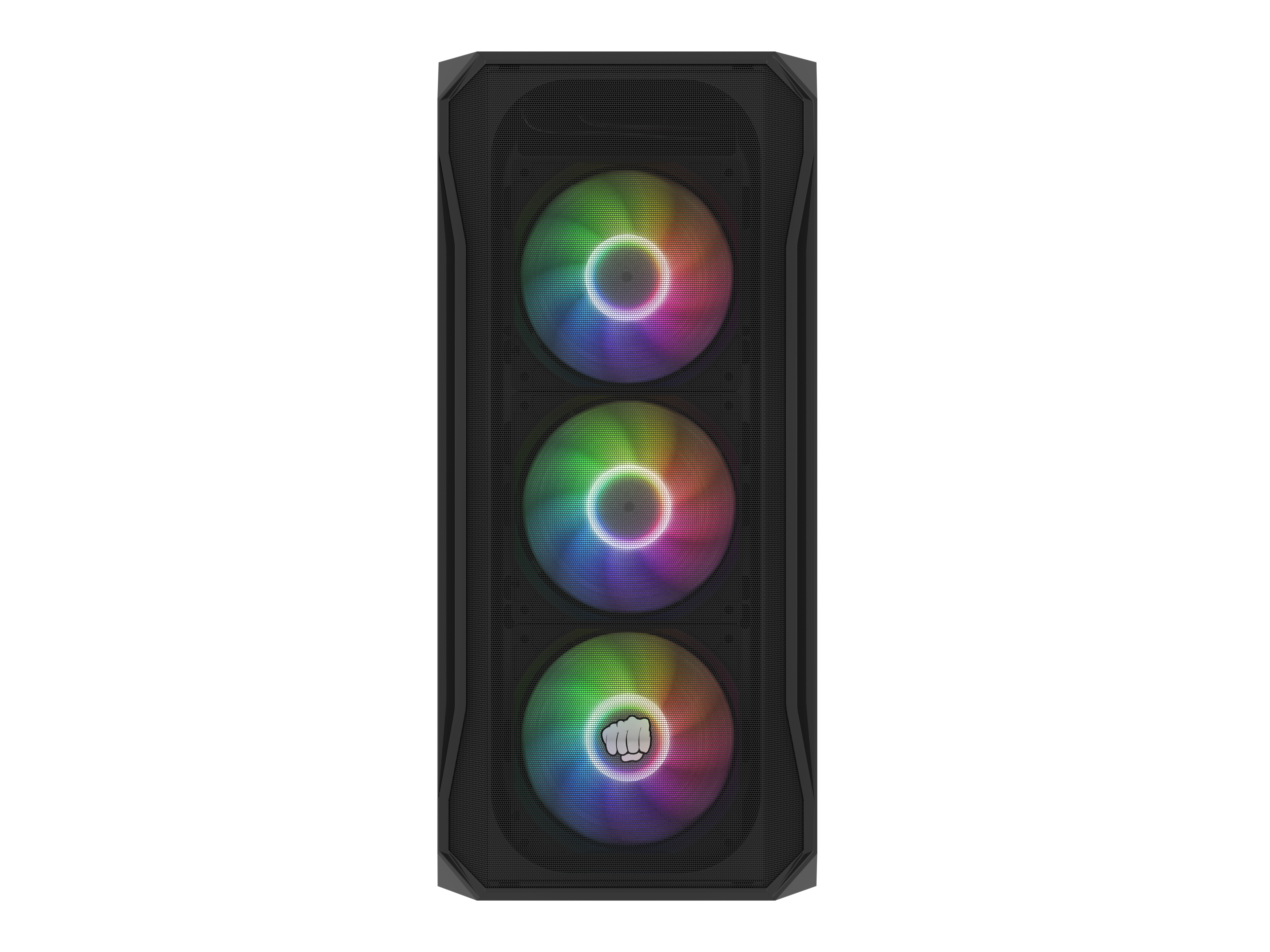 Fury PC Case - SHOBO SH4F RGB - Black - Midi-Tower