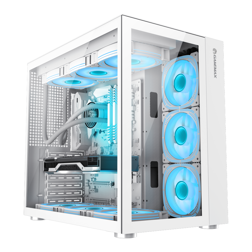 Gamemax Case - INFINITY WH - ATX