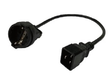APC EPDU POWER CORD,SCHUKO TO C20,0.5M