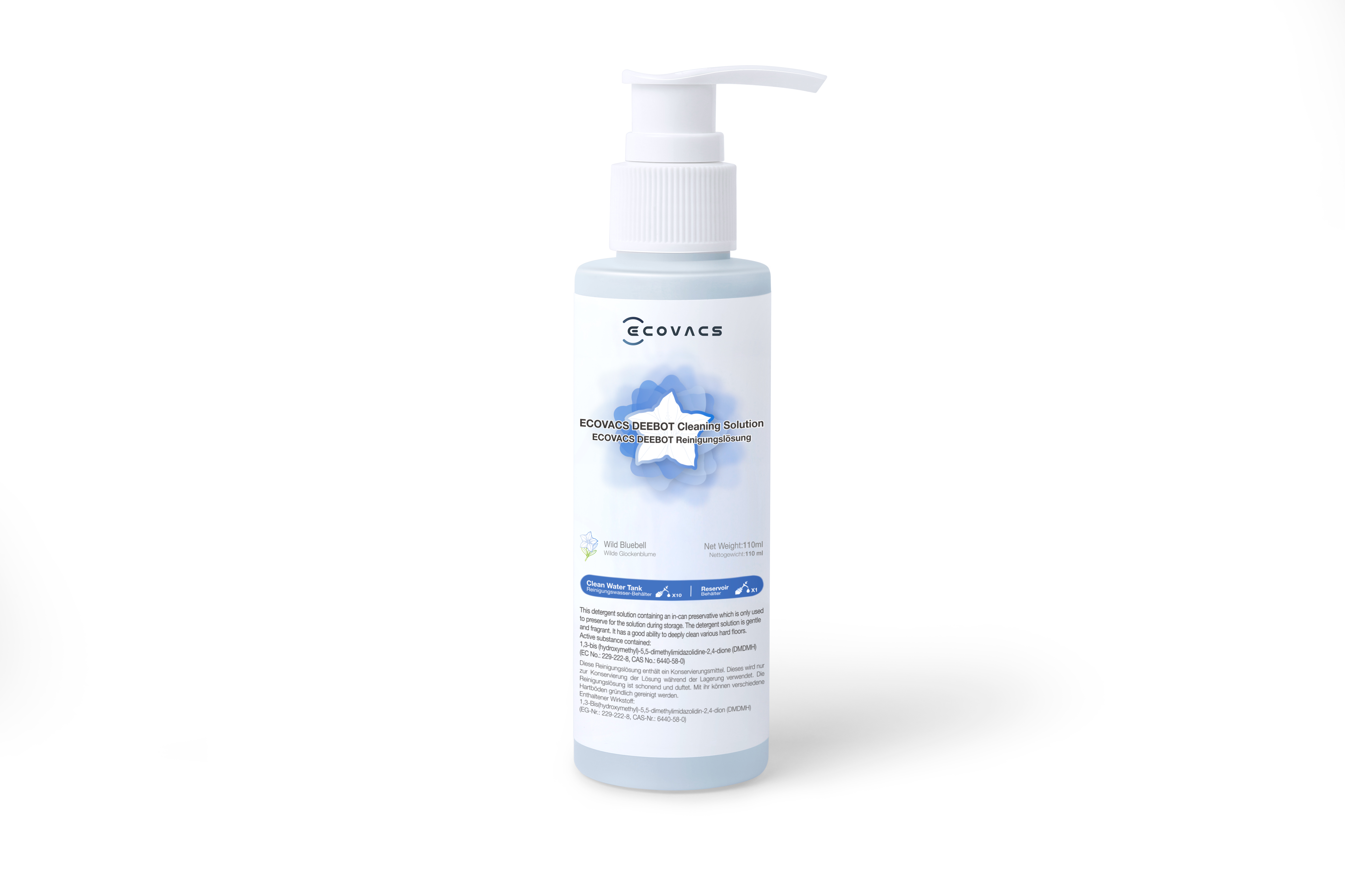 Ecovacs - Cleaning Solution for DEEBOT Family - D-SO01-0021 - 110 ml