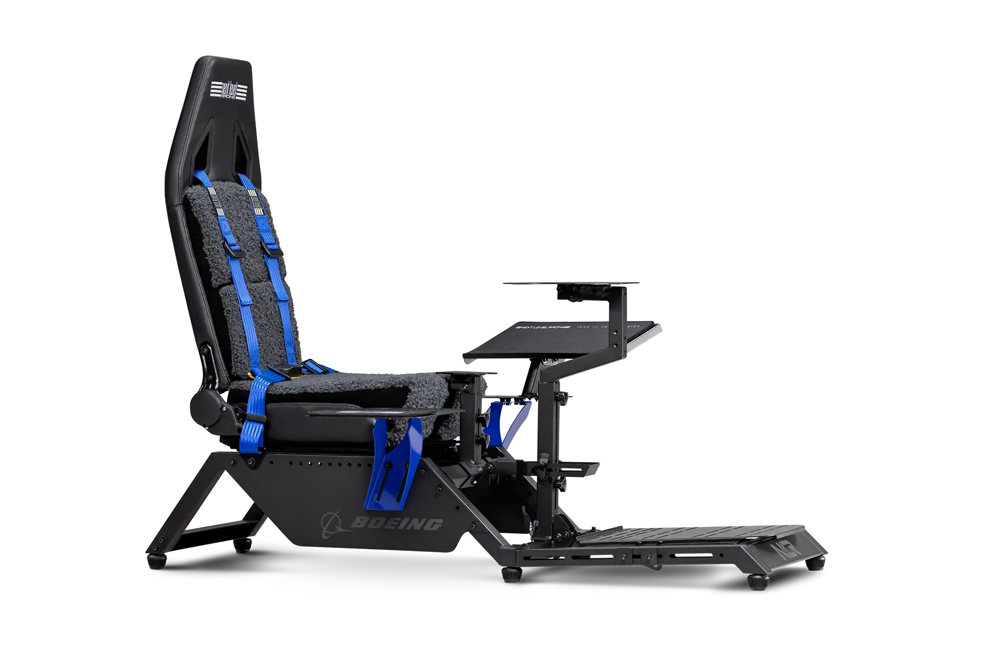 Next Level Racing Boeing Commercial Edition Flight Simulator - Blue highlights