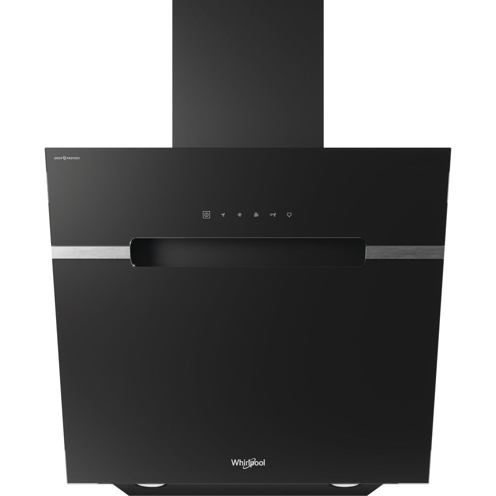 WHIRLPOOL Hood WHVS 61F LT DP K, Black, Width 59.8 cm, 580 m3/h