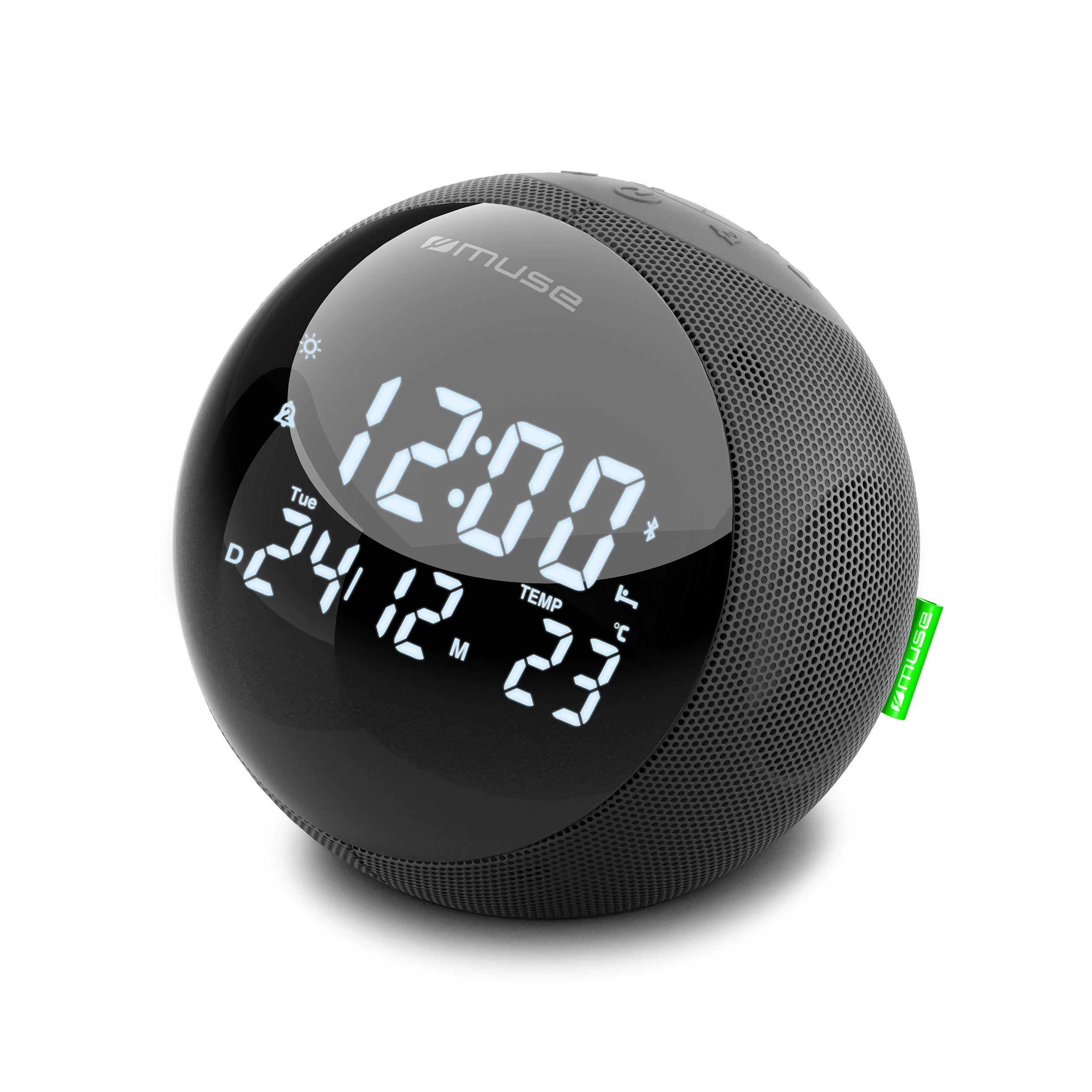 Muse - Clock Radio with Alarm Function - M-197 BT - Bluetooth - FM radio - Wireless connection