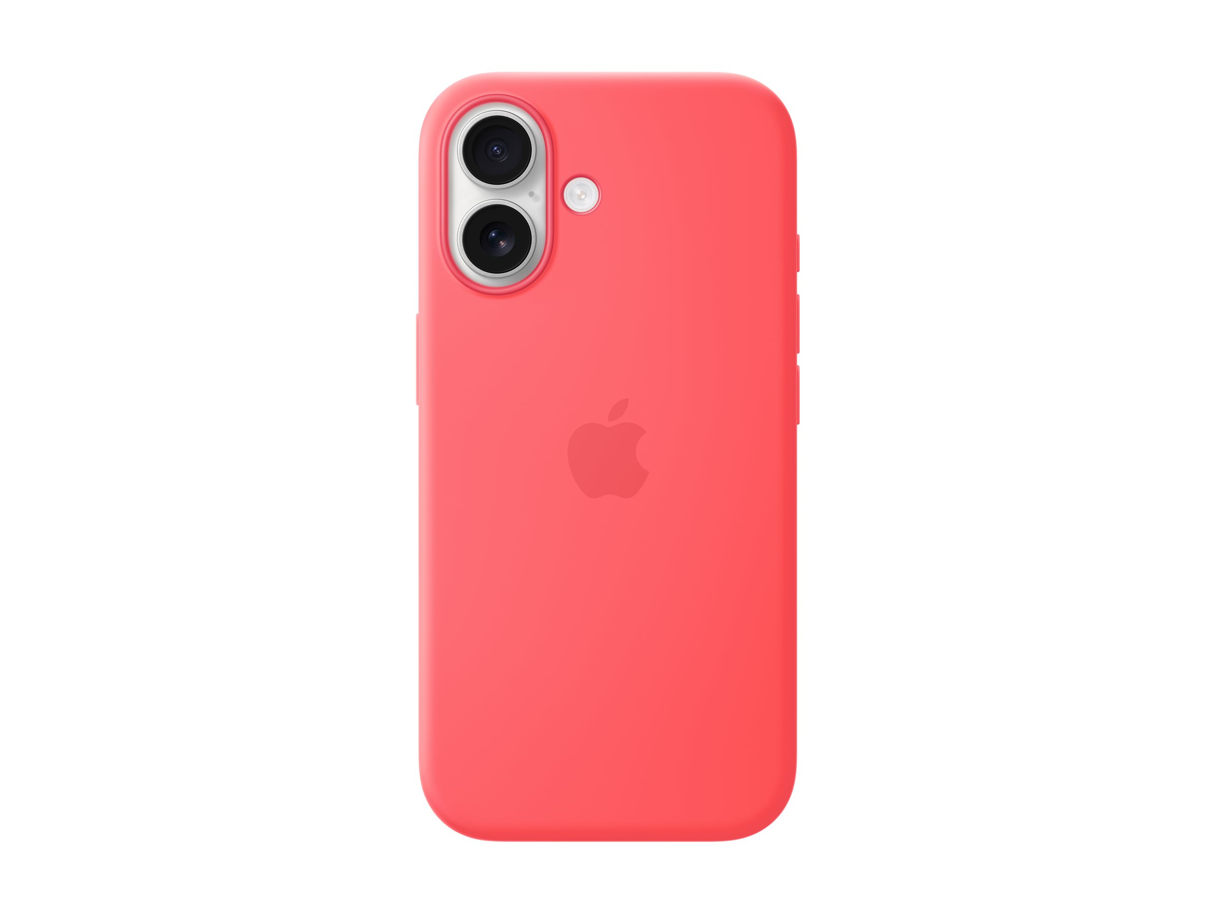 Apple iPhone 17 Silicone Case with MagSafe – Bright Guava - Apple