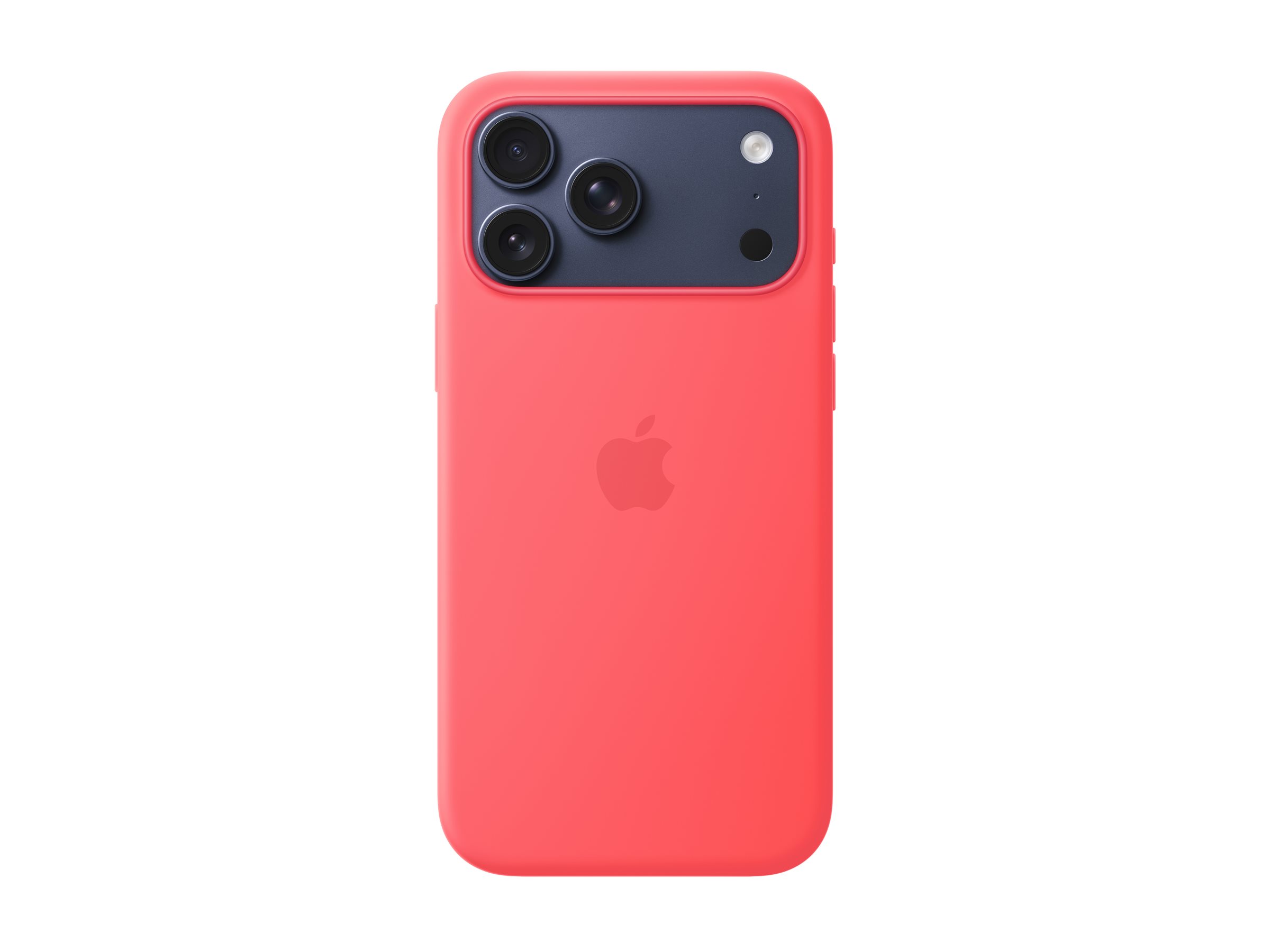 Apple iPhone 17 Pro Max Silicone Case with MagSafe – Bright Guava - Apple