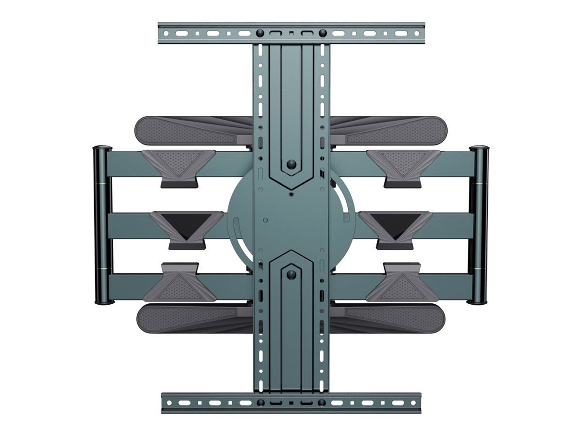 Gembird - Wall mount - WM-80STR-01 - Tilt, swivel, rotate - 40-80 " - Maximum weight (capacity) 50 kg - Black