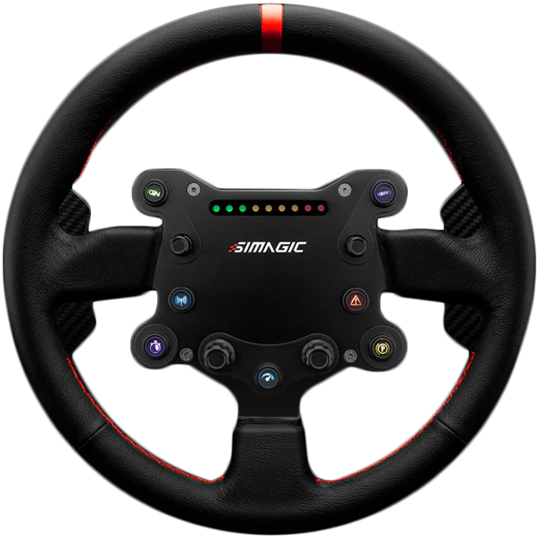 SIMAGIC GT Sport Steering Wheel, Shifter Paddles, Leather. S201