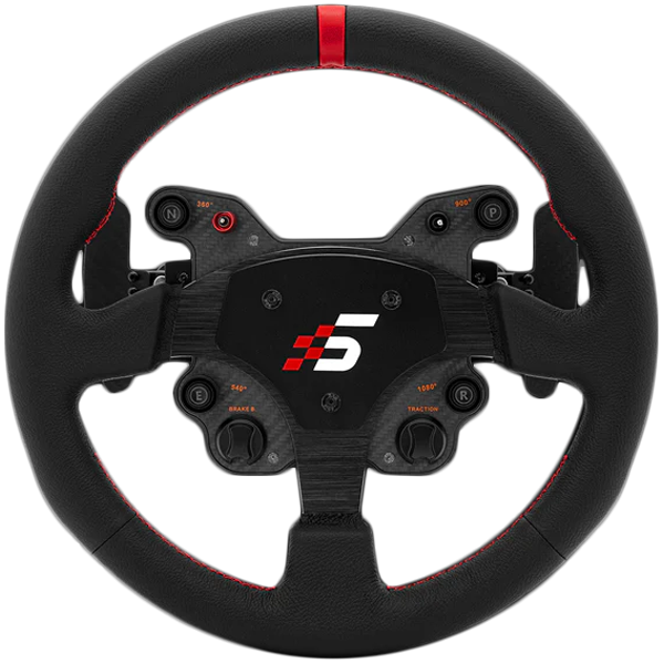 SIMAGIC GT1 Round Steering Wheel, Shifter Paddles, Leather, QR70 Included. S209