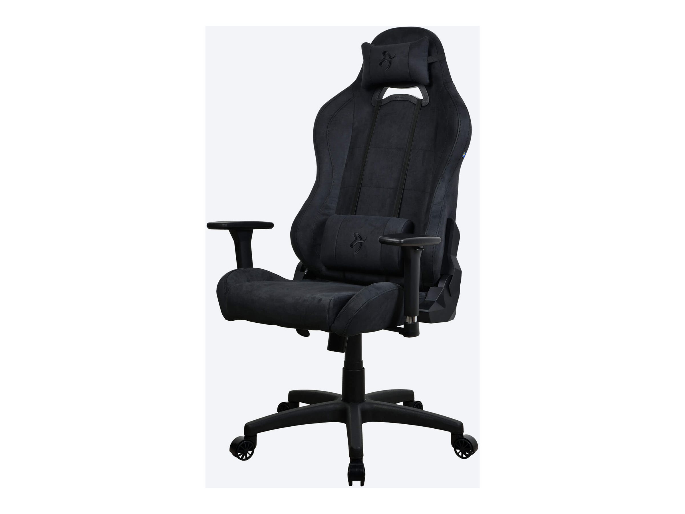 Arozzi Frame material: Metal; Wheel base: Nylon; Upholstery: Supersoft - Gaming Chair - Torretta SuperSoft - Pure Black