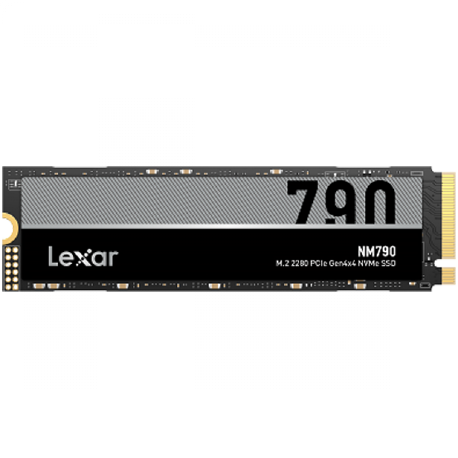 Lexar SSD - NQ790 - 1000 GB - SSD form factor M.2 2280 - Solid-state drive interface PCIe Gen4x4 - Read speed 7000 MB/s - Write speed 6000 MB/s