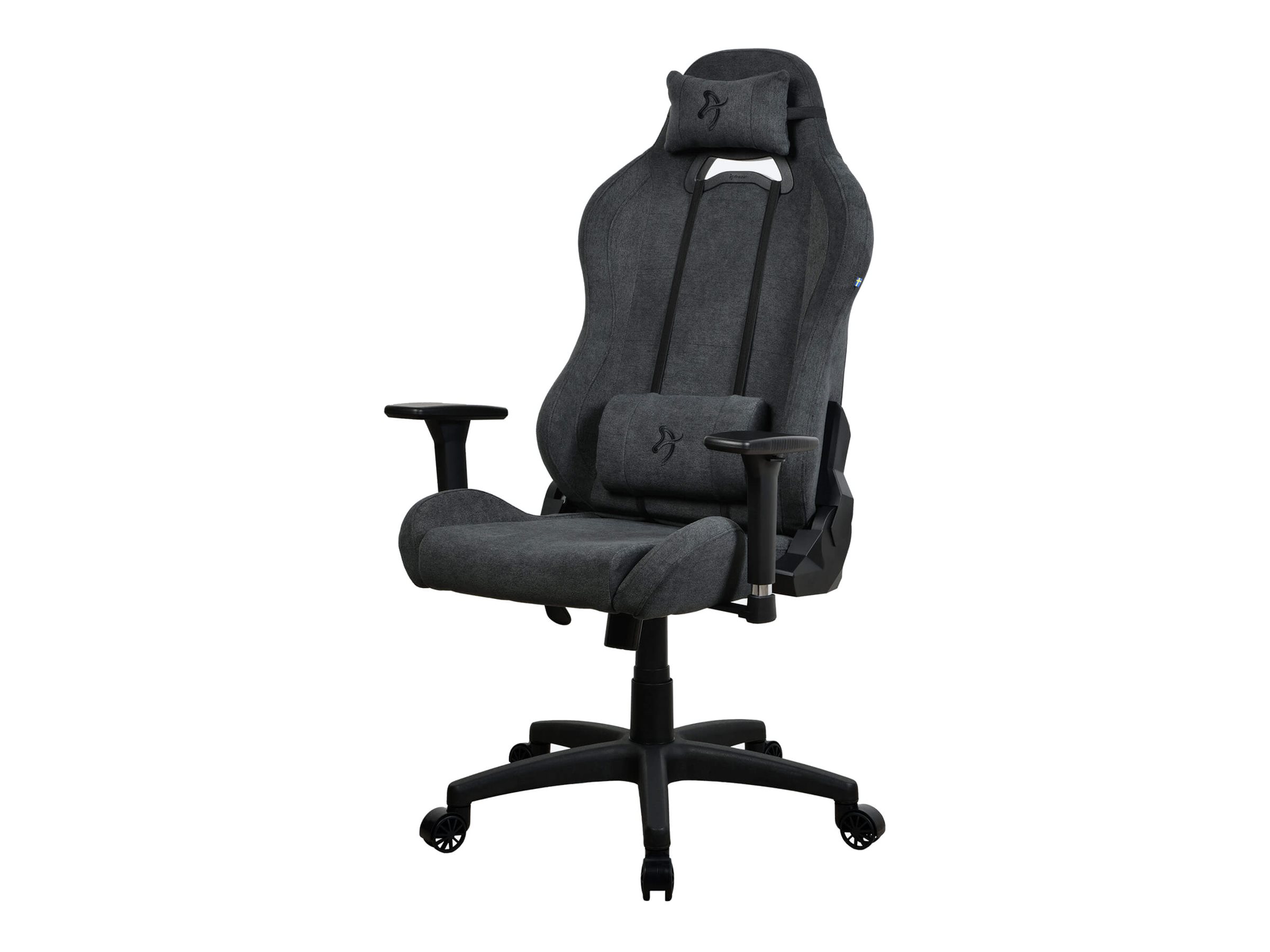 Arozzi Frame material: Metal; Wheel base: Nylon; Cover: SoftFabric - Gaming Chair - Torretta SoftFabric - Dark Grey
