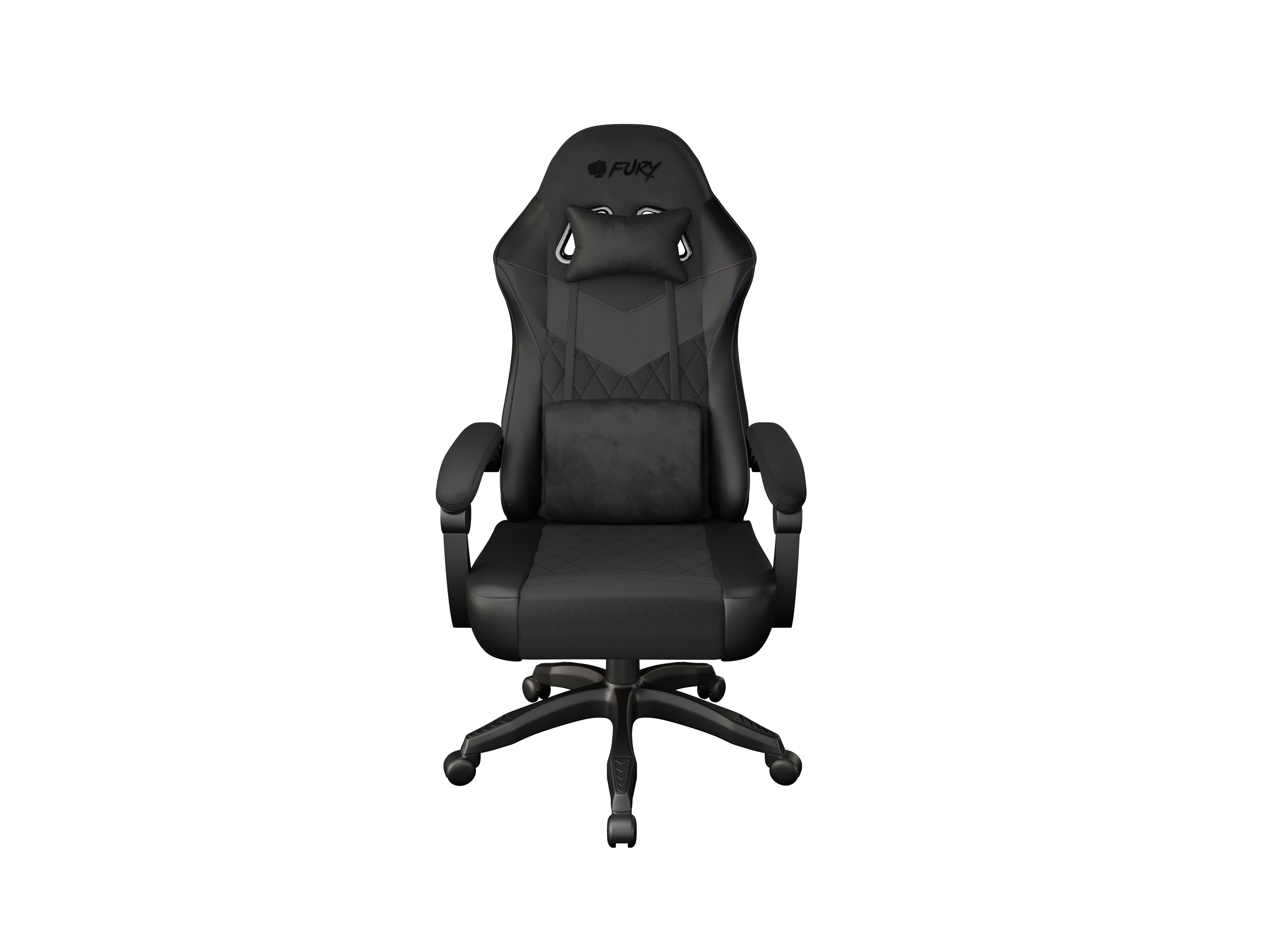 Fury Eco leather/Fabric/Nylon - Gaming Chair - Shinai S2 - Black