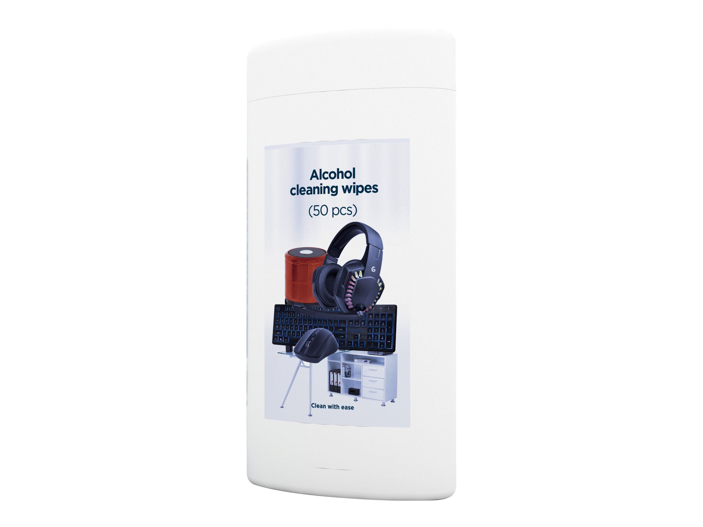 Gembird - Alcohol Cleaning Wipes (50 pcs) - CK-AWW50-01 - Cleaning Wipes