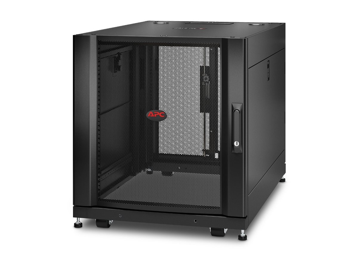 APC NetShelter SX 12U Server Rack Enclosure 600mm x 900mm w/ Sides Black - Schneider Electric