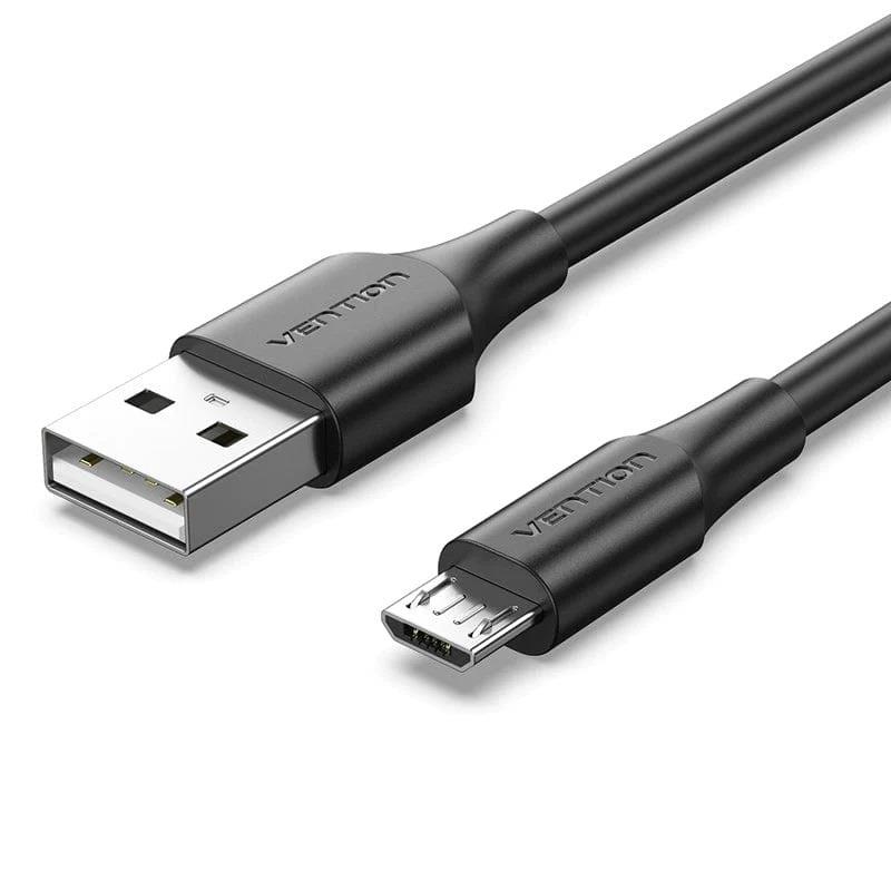 CABLE USB2.0 TO MICRO-B/0.25M BLACK CTIBC VENTION