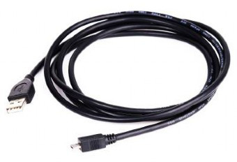 Cablexpert - USB 2.0 - Black - * Male A plug to male Micro-B plug USB 2.0 cable* Gold-plated contacts for reliable high-speed data transfer* Moulded connectors - USB-A to micro-USB