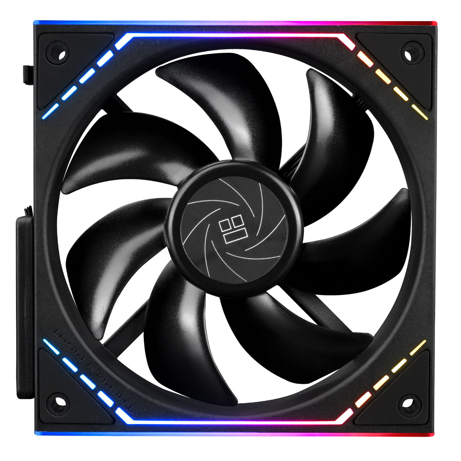 Thermalright TL-M12Q X3 PWM ARGB Black 3vnt. (120mm) Cooling fans