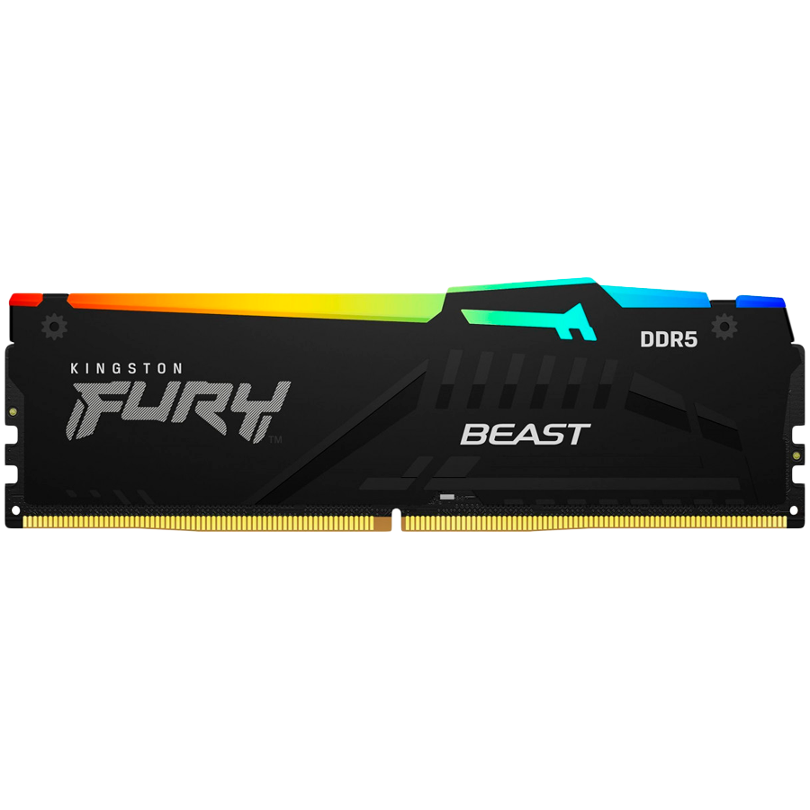 Kingston 16GB 6400MT/s DDR5 CL32 DIMM FURY Beast RGB EXPO