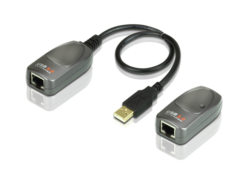 Aten USB 2.0 Cat 5 Extender (up to 60m) - Aten - USB 2.0 Cat 5 Extender (up to 60m) - 60 m