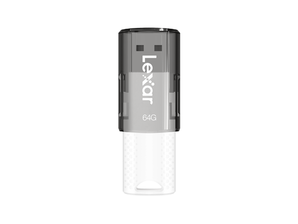 Lexar - Flash drive - JumpDrive S60 - 64 GB - USB 2.0 - Black/Teal