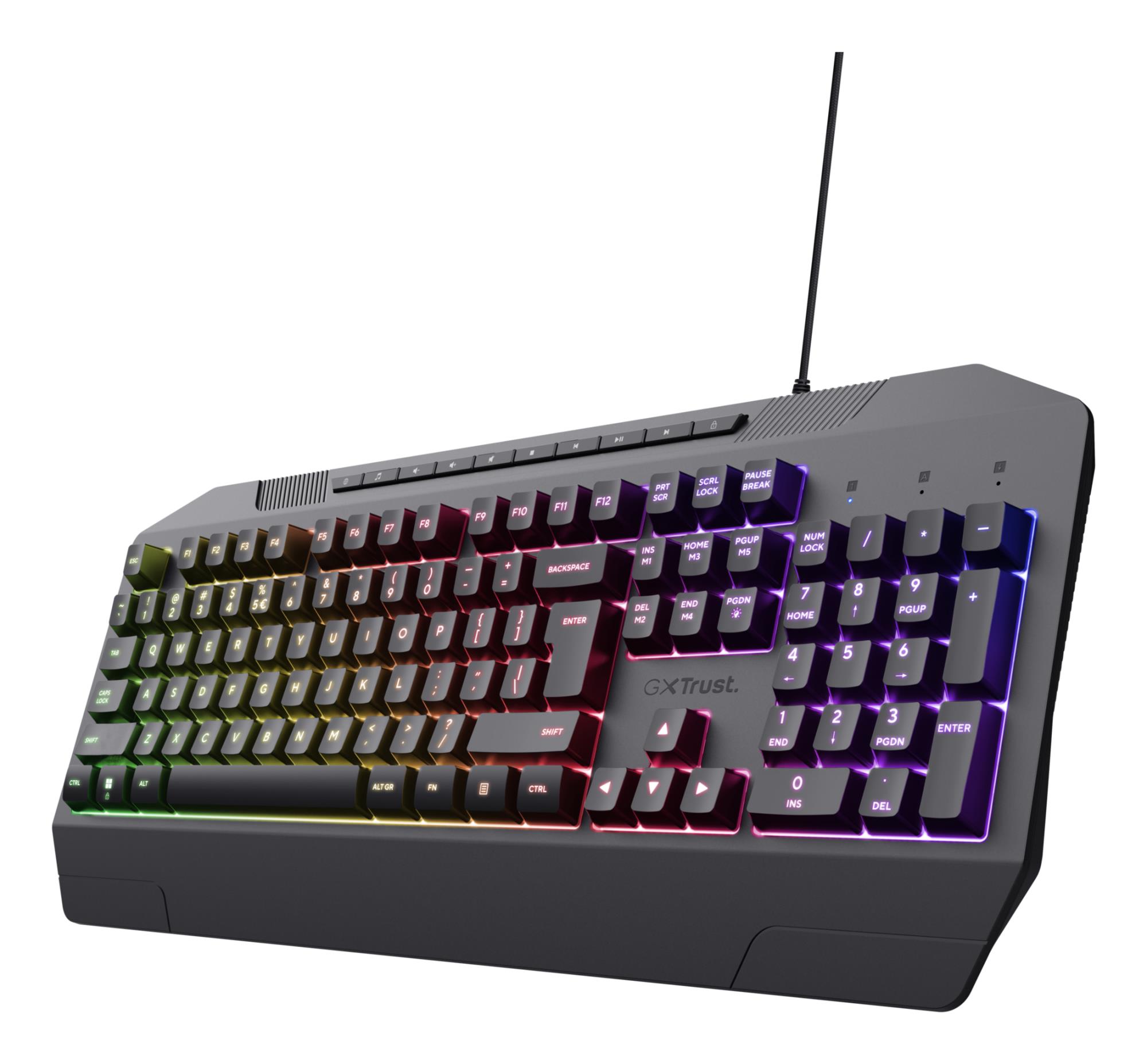 KEYBOARD USB GXT 836 EVOCX/ENG 24722 TRUST
