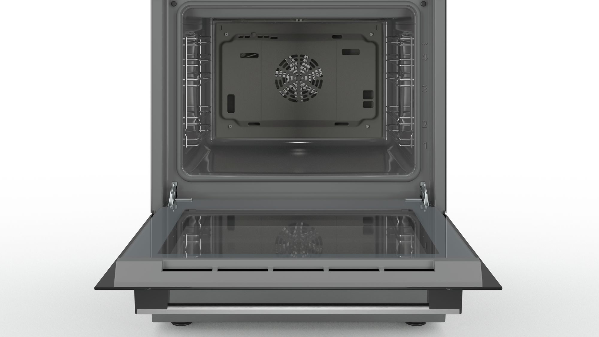 Bosch - Cooker - HKR39A250U - Hob type Vitroceramic - Oven type Electric - Stainless steel - Width 60 cm - Electronic ignition - Grilling - LED - Depth 60 cm - 66 L