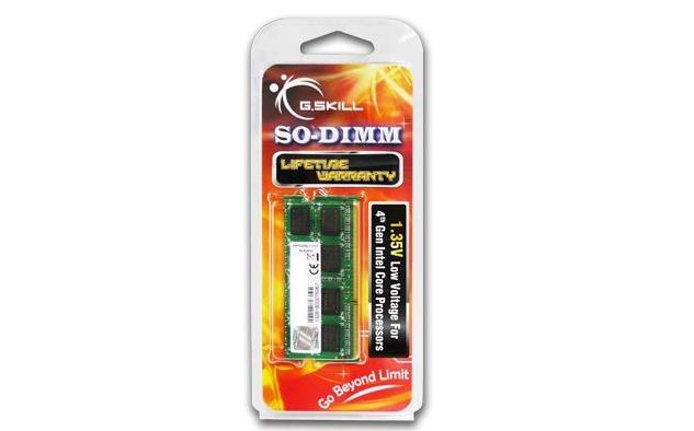 NB MEMORY 8GB PC12800 DDR3/SO F3-1600C11S-8GSL G.SKILL