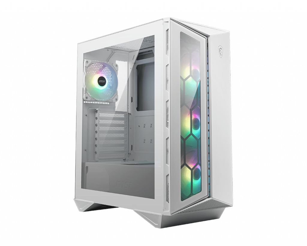 MSI - MPG GUNGNIR 110R - Side window - White - Mid-Tower - ATX