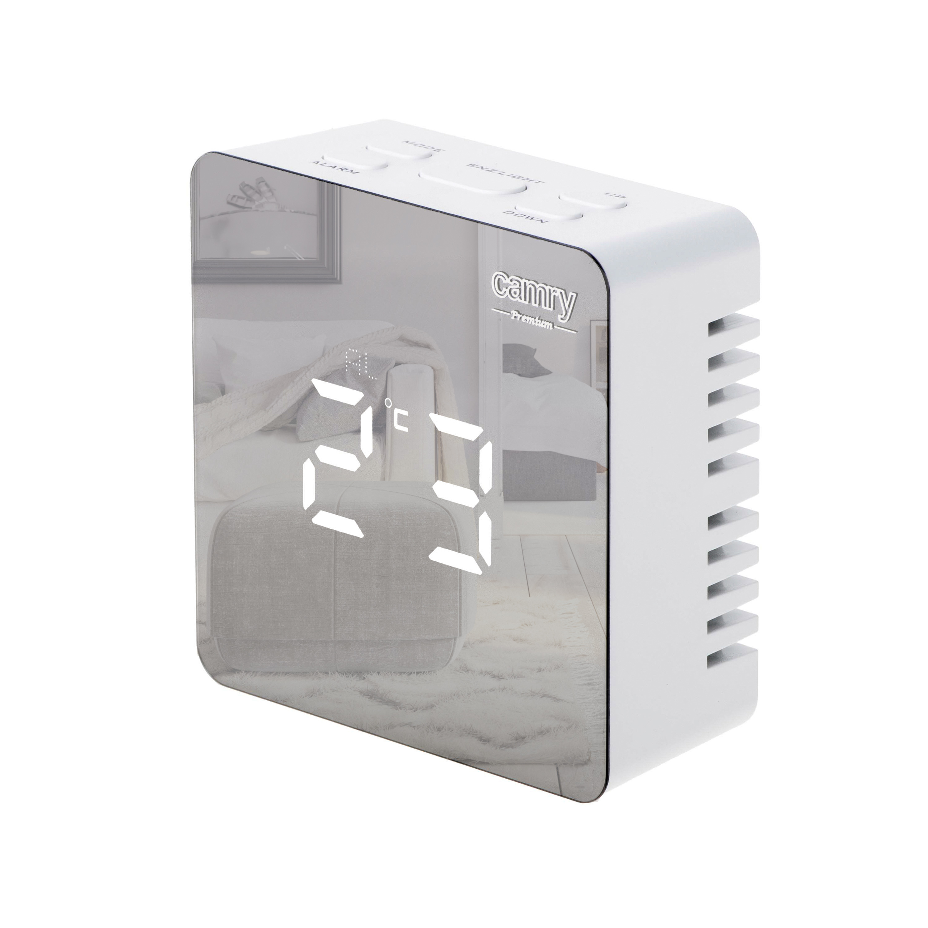 Camry - Alarm Clock - CR 1150w - Alarm function - White