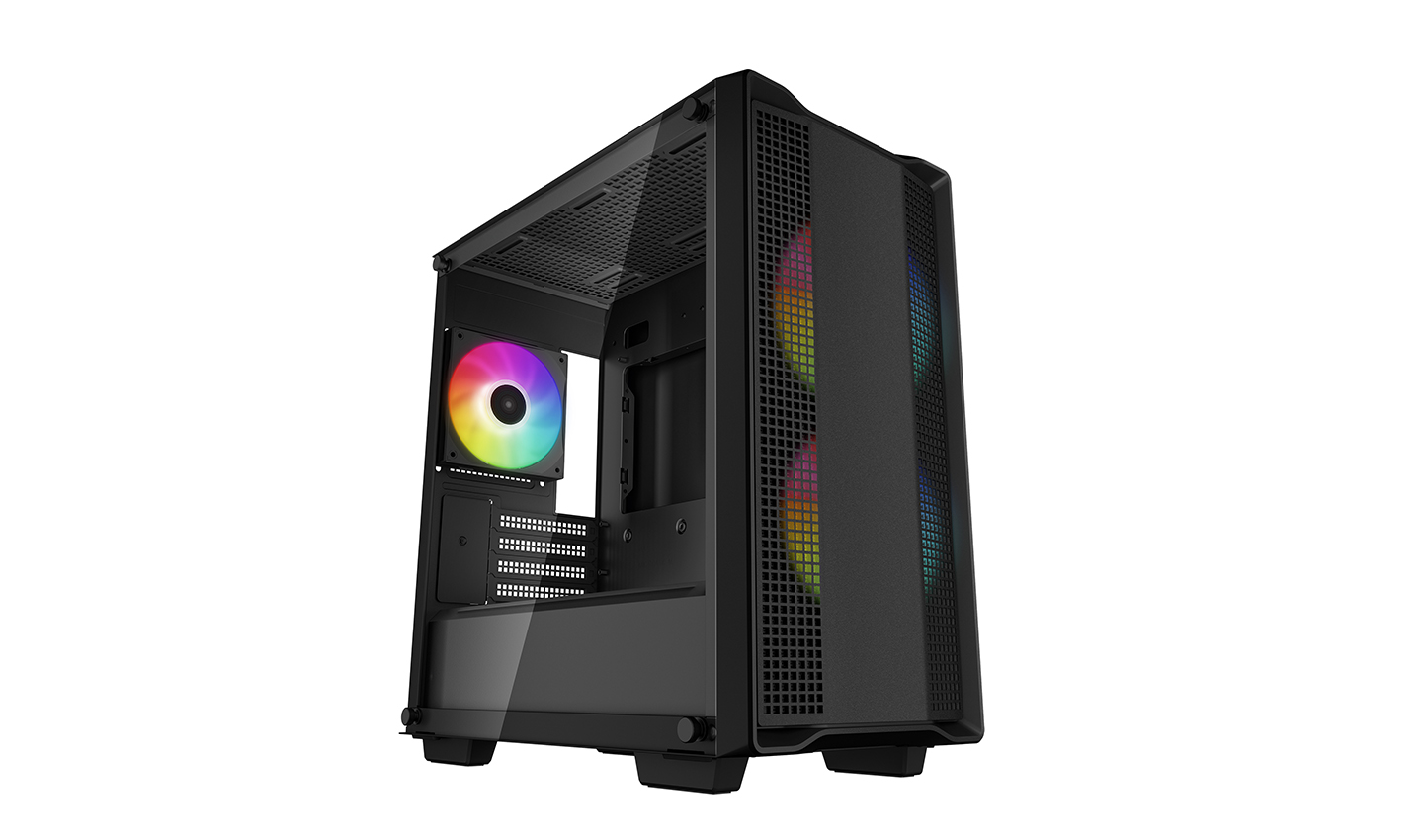 Deepcool - Micro-ATX CASE - CC360 - Black - Mini-ITX / Micro-ATX - ATX PS2 (maximum length: 160mm)