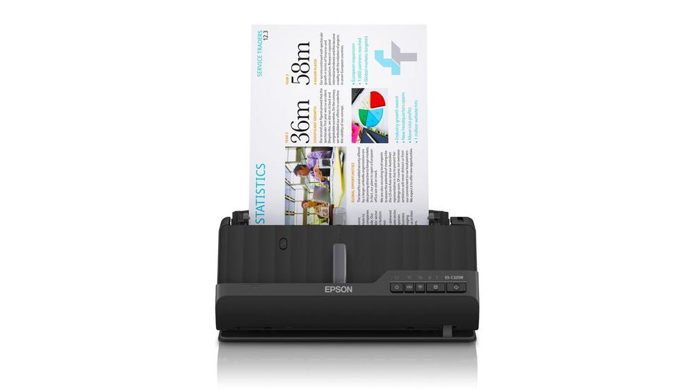 Epson - Compact Wi-Fi scanner - ES-C320W - Sheetfed - Wireless